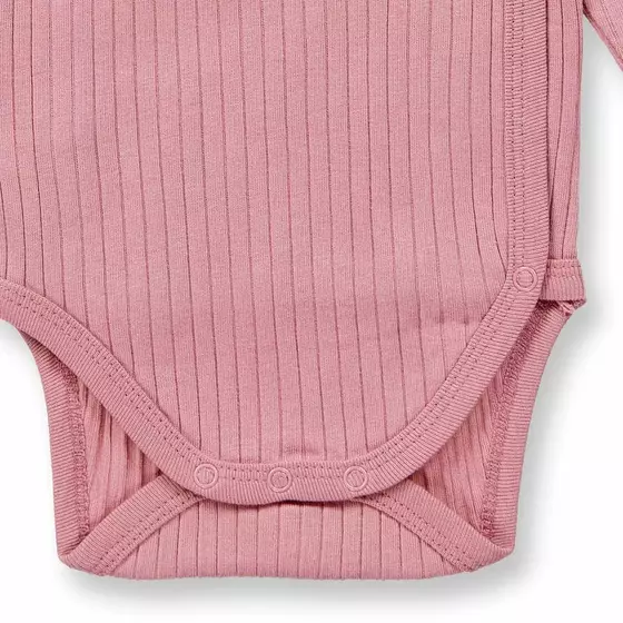 Sense Organics Wickelbody Langarm Ygon Dusty Rose