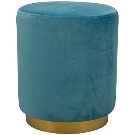 Hocker | Polsterhocker DIVAN - dunkeltürkis