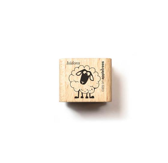 Cats on Appletrees Stempel Schaf Isidora