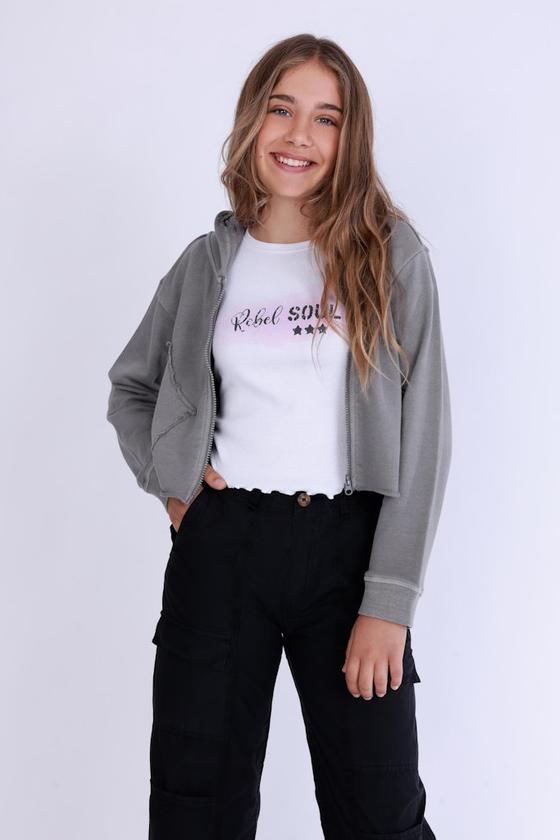 T-Shirt "Rebel Soul", Biobaumwolle, weiß