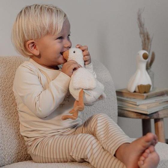 Little Dutch Pyjama Gestreift Sand