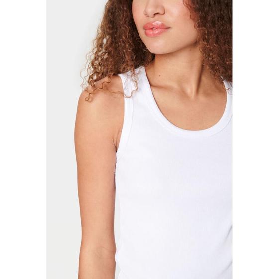 SAINT TROPEZ Tank Top AstaSZ 30512644 - weiß