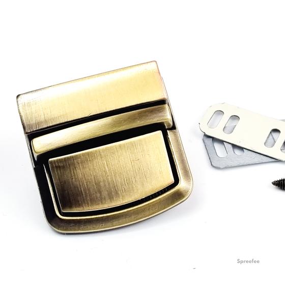 Steckschloss brass
