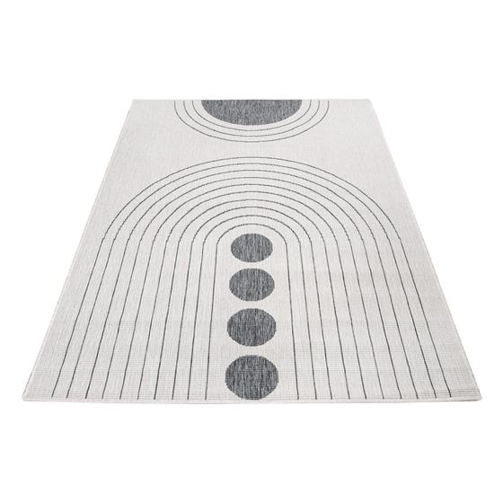 DUO Rug wendbarer Teppich silber
