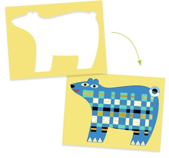 Djeco Basteln Flechtpapier