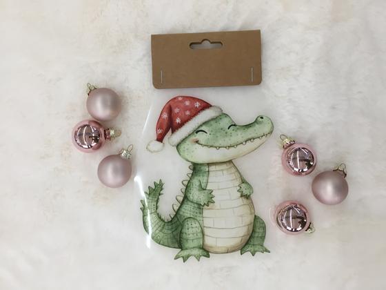 Bügelbild Schnappi 15 x 12,5cm