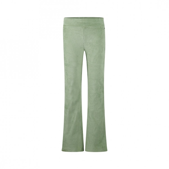 Flared-Hose, Baumwoll-Mix, mint