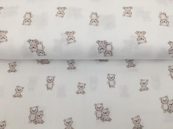 Musselin Bärchen GOTS