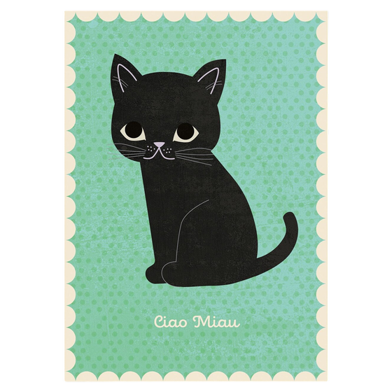 Monimari Postkarte Ciao Miau