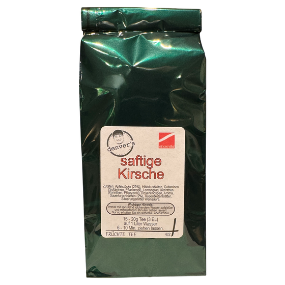 Früchtetee saftige Kirsche, 100g Tüte