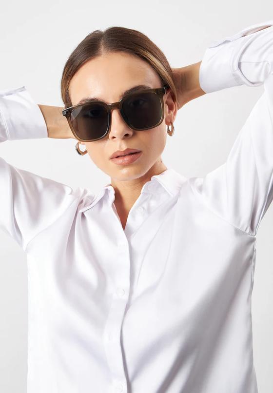 eco SHADES Sonnenbrille MORELLO - transparent grau - Unisex