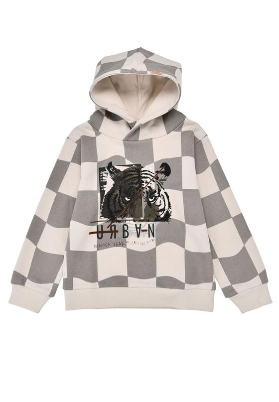 Sweatshirt "Tiger", Baumwolle, milk