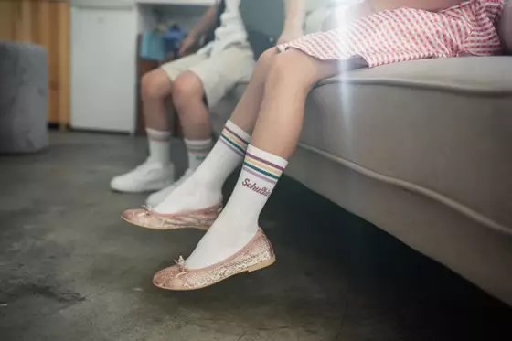 Loones Socken Geburtstagskind Kids Lilac