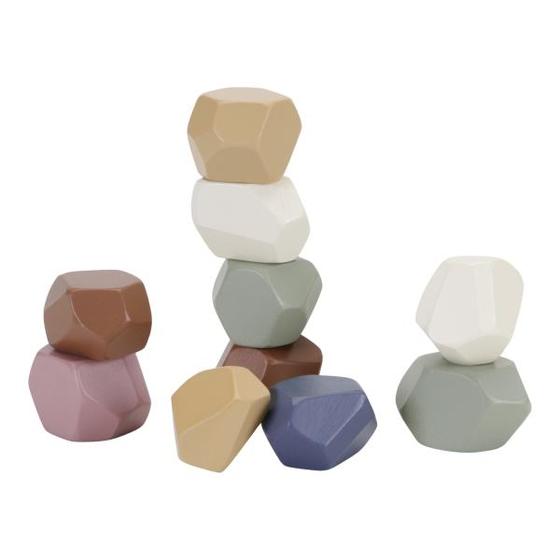 Little Dutch Vintage wooden Stacking stones FSC