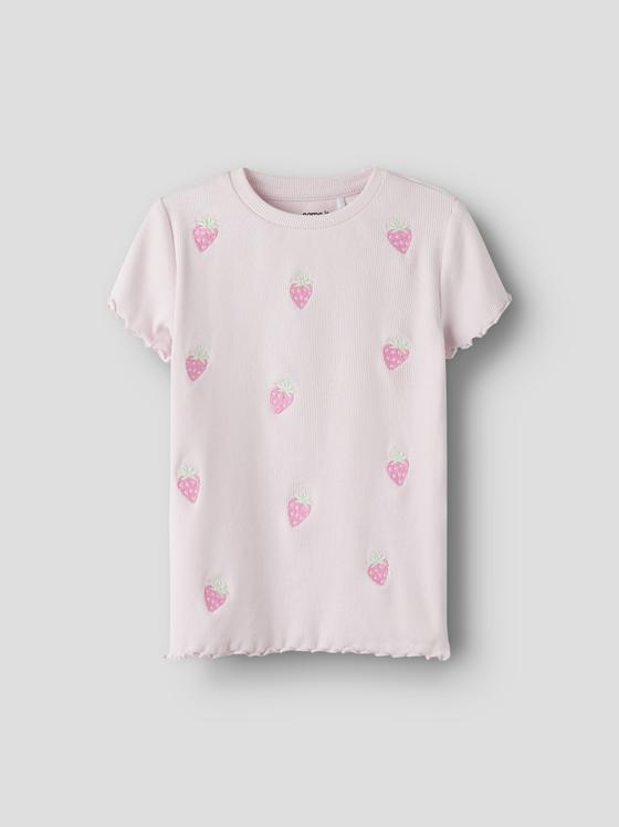 Name It T-Shirt Strawberry Cradle Pink