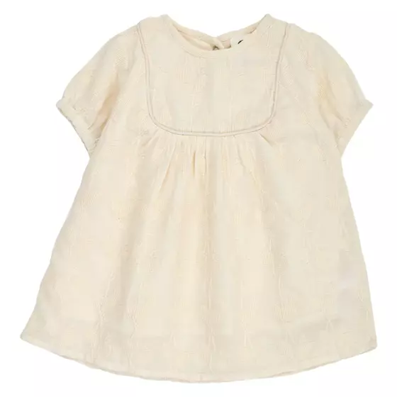 Müsli by Green Cotton Baby Puff Dress Poetry Natural