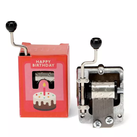 Rex London Spieluhr mit Handkurbel Happy Birthday