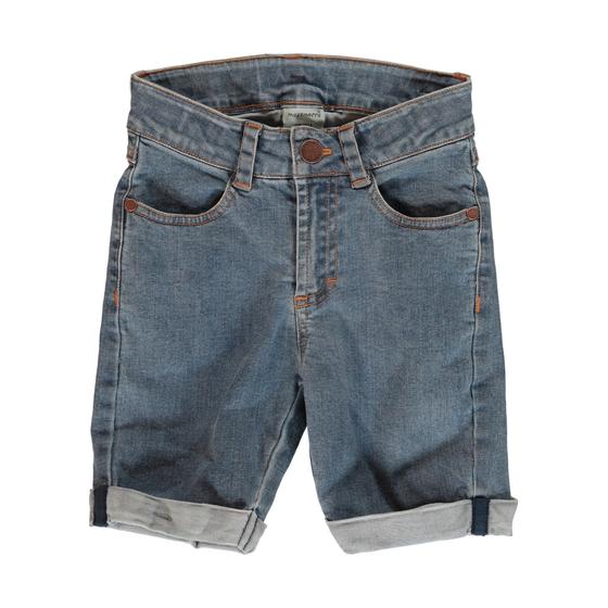 Shorts Denim mit verstellbarem Bund