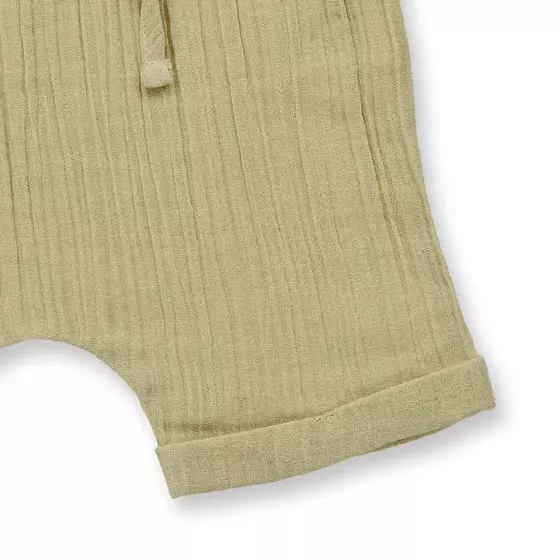 Sense Organics Musselin Shorts Charlie Seagrass
