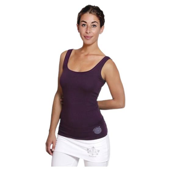 Spirit of OM Bambus Top aubergine