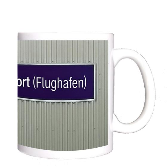 S-Bahn Kaffeebecher, Kaffeetasse S-Bahnhof Hamburg Airport Flughafen, S-Bahn S1, tom bäcker Geschenkidee Hansestadt, Souvenir, Elbe, #lieblingstasse, Pilot, Steward, Stewardess, Reisebüro, Elbphilharmonie