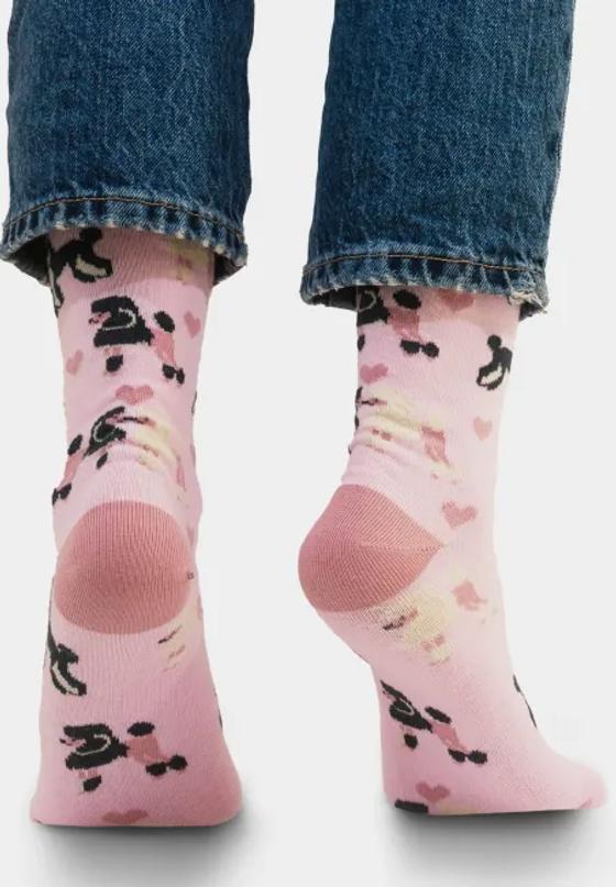Organic Socken Pudel Blau oder Pink