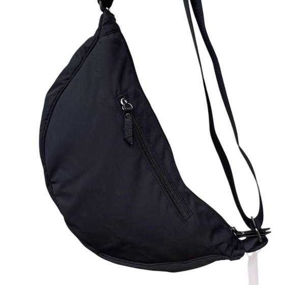 Calvia Puffer Moon Bag, Umhängetasche, schwarz