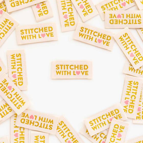 Sarah Hearts - Label Stitched with Love