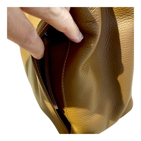 Maxima Arbeitstasche Schultertasche, cuoio, cognac