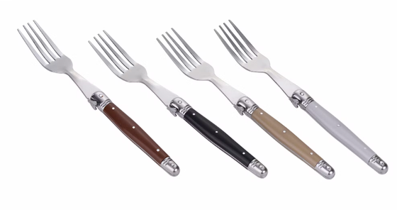 Besteck | 48 tlg. Besteckset Laguiole Braun