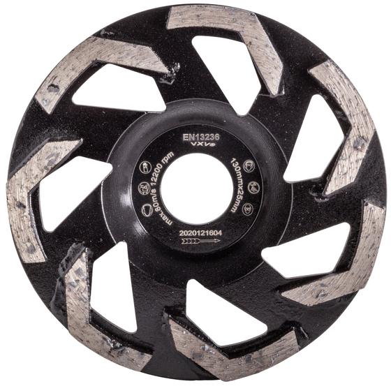 Schleifteller PKD Split <br> Ø 130 mm <br> passend zu Festool <br> Epoxidharz, Klebereste