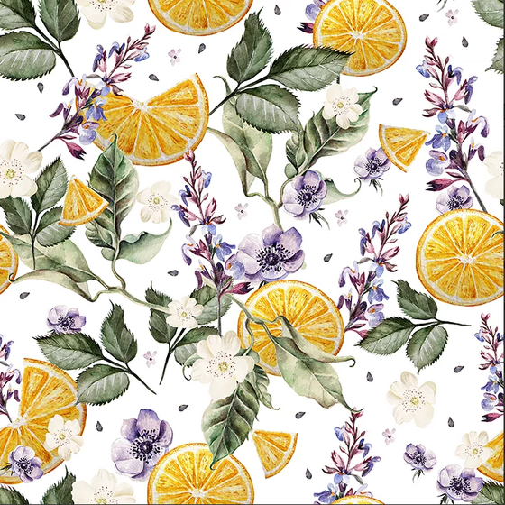 Serviette | Papier-/ Lunchserviette Scent of Lemons