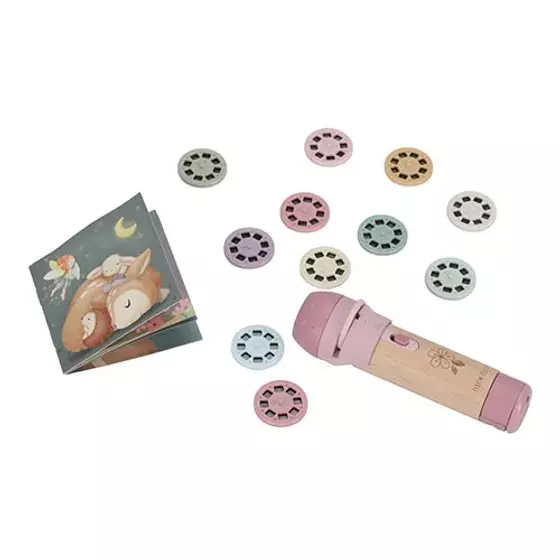 Little Dutch Geschichtenprojektor Taschenlampe Rosa