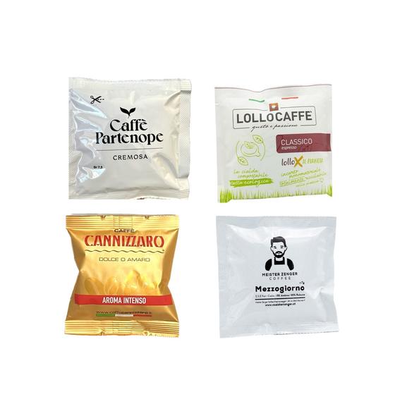 ESE Pads Proben_Schönbergers Kaffeegreissler