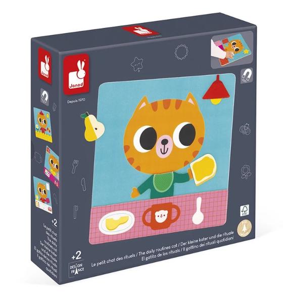 Janod Magnetisches Spiel Kleine Katze der Rituale