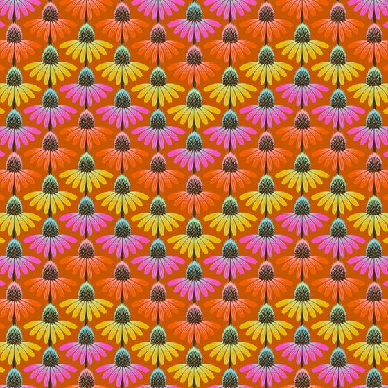 Echinacea Fire Anna Maria Fabrics