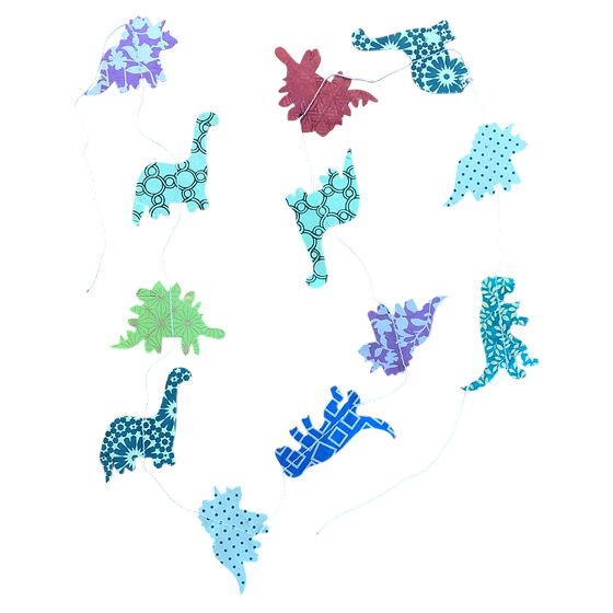Papiergirlande - "Dinos“