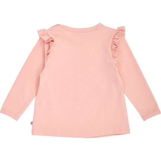 Müsli By Green Cotton Langarmshirt Frill Heritage Blush