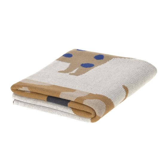Lässig Babydecke Bio Baumwolle Royal Blau