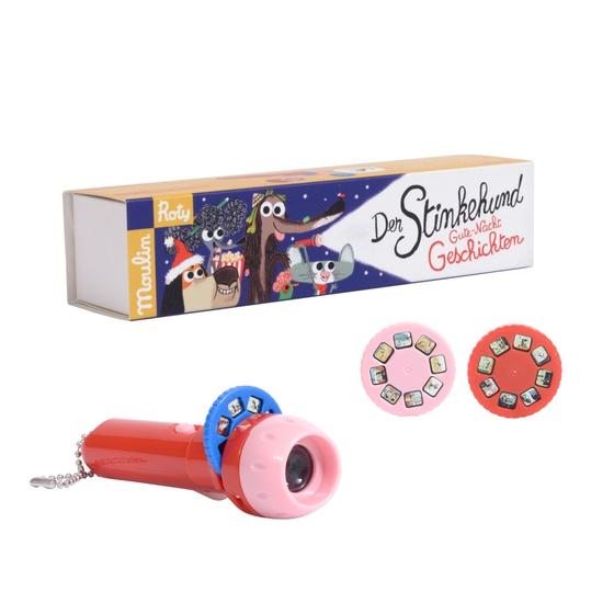 Projektionsleuchte zum Geschichten-Erzählen - "Der Stinkehund"