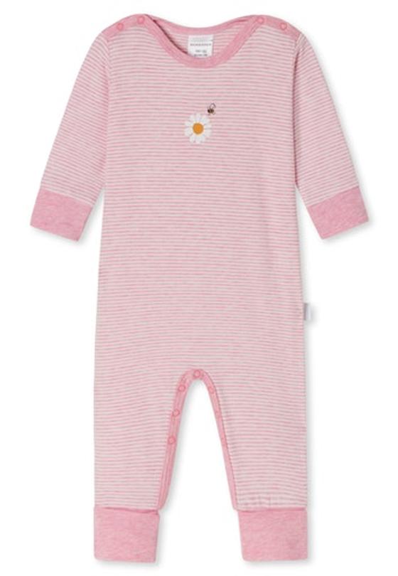 Einteiler "Bienchen" mit Variobündchen aus Baumwoll-Bambus-Mix