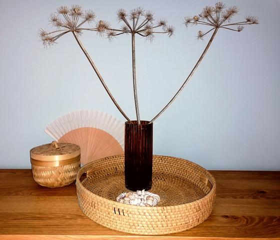 Tablett aus Rattan Nampan 