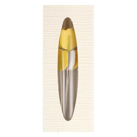 Tulip Cellulose-Head Pins Tulip - lange Stecknadeln gelb Tulpenkopf 