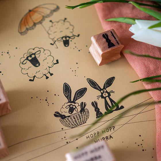 Cats on Appletrees Stempel Schaf Isidora