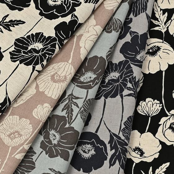 Kokka Poppy Sheeting