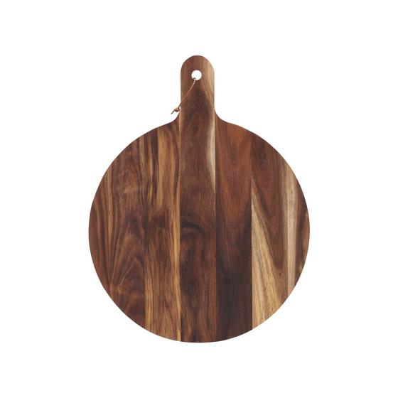 Holzbrett | Brotzeit- / Schneidebrett / Charcuterieboard -  Akazie / Natur