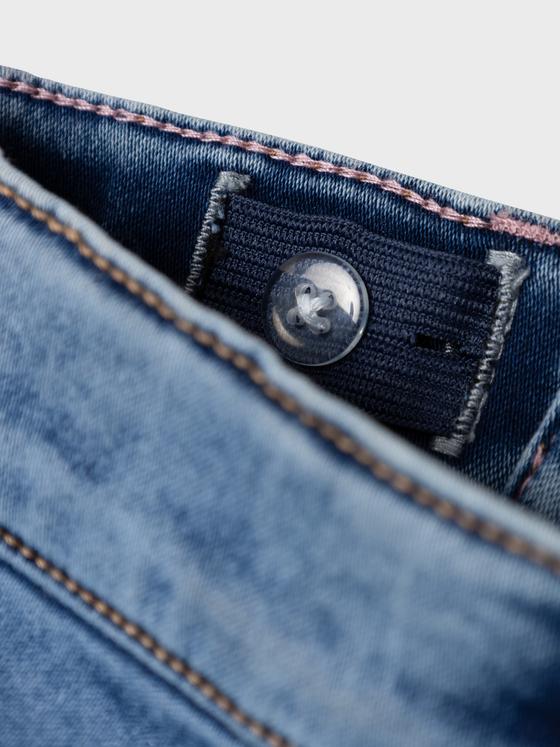 Name It Slim Fleece Jeans Medium Blue Denim