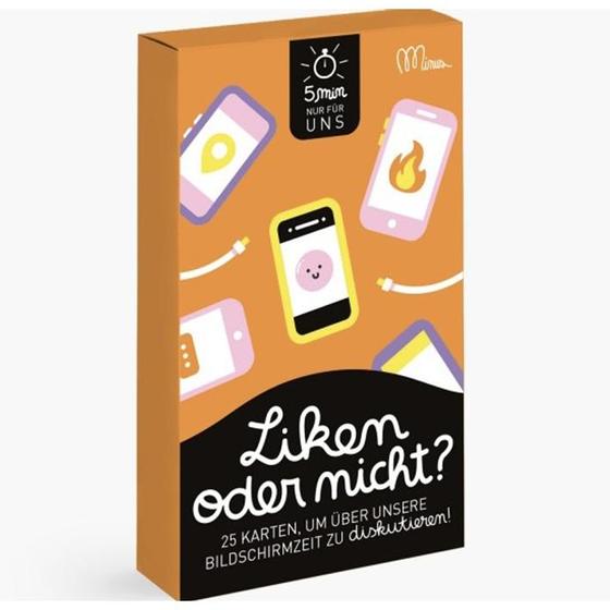 Minus Editions 5 Min Nur Für Uns Kartenspiel - LIKEN ODER NICHT? - ab 6 Jahren