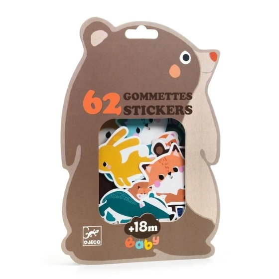 Sticker "Waldtiere", 62 Aufkleber