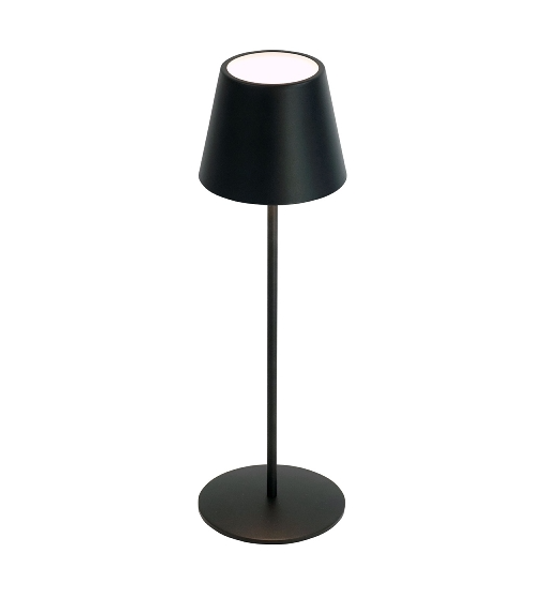 Lampe | Wiederaufladbare LED Tischleuchte Lys - schwarz